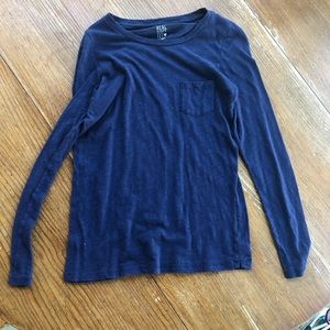 Blue Long Sleeve Tee